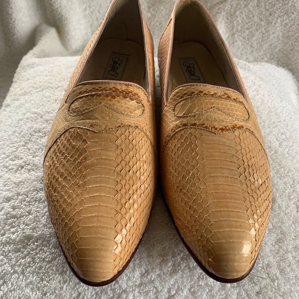 Fratelli, genuine snake Mens slip on.
